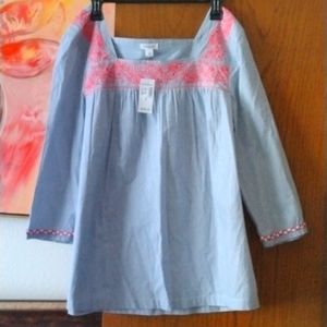 Woman's blouse 100% cotton made in India Dress and size XL brand new with tag